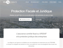 Tablet Screenshot of fiscalliance.fr